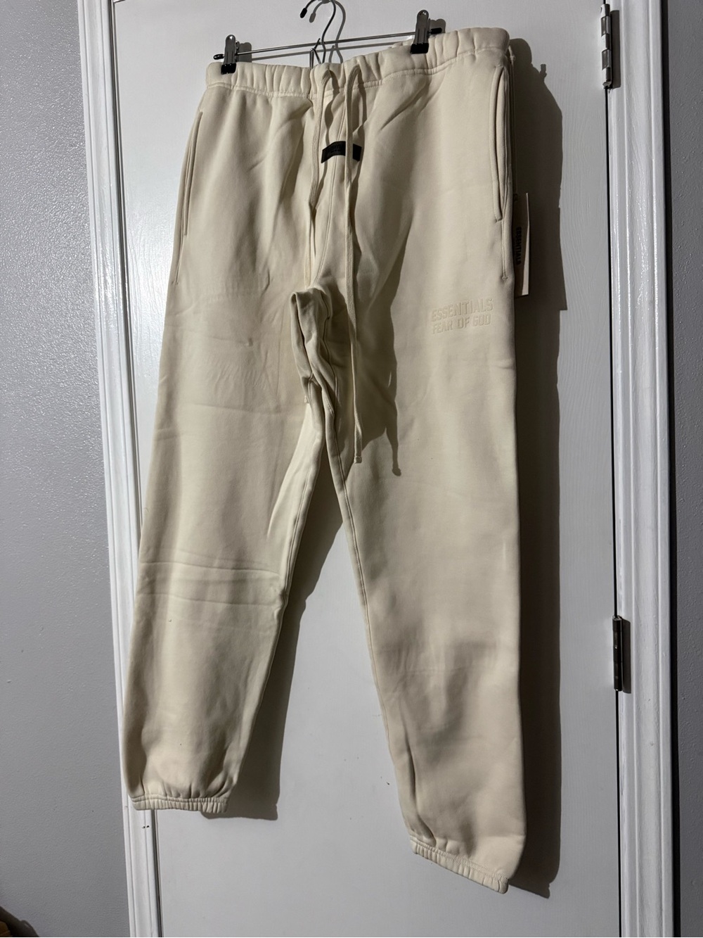 Fear of God Essentials Men's Cream/Drawstring Sweatpants